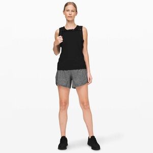 lululemon athletica Black and Gray Women Shorts